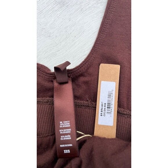 NWT Skims Women's Soft Stretch Pullover Bralette Bra Cocoa BR-BRA-0617 Size XXS - Picture 6 of 7